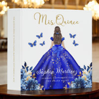 Royal Blue Quinceanera Photo Album and Planner