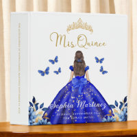 Royal Blue Quinceanera Photo Album and Planner