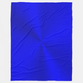 Royal blue radial shine effect fleece blanket