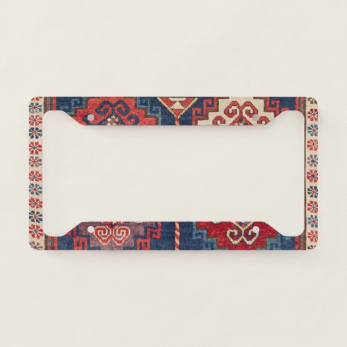 Royal Blue Red Kazak El Paso Vibes  License Plate Frame