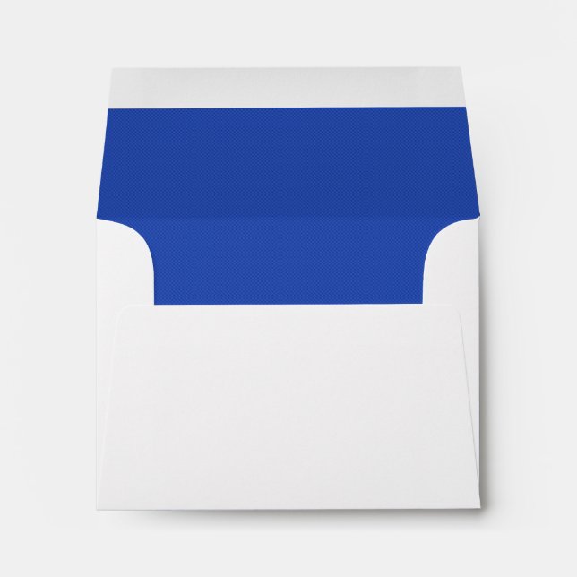 Royal Blue RSVP Wedding Response B36 Envelope (Back (Bottom))
