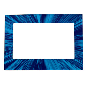 Royal Blue Satin Magnetic Picture Frame