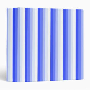 Royal blue shadow stripes 3 ring binder