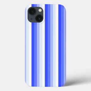 Royal blue shadow stripes Case-Mate iPhone case
