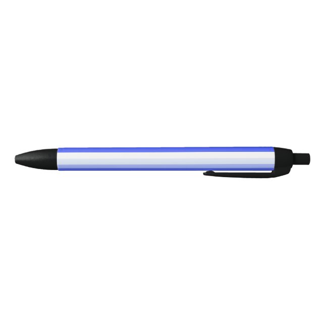 Royal blue shadow stripes pen (Bottom)