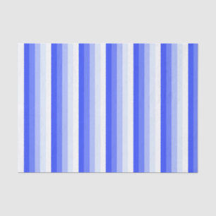 Royal blue shadow stripes tissue paper