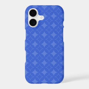 Royal blue shippo pattern iPhone 17 case