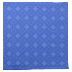 Royal blue shippo pattern napkin