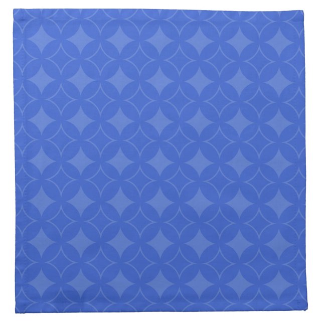 Royal blue shippo pattern napkin (Front)