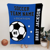 Royal Blue Soccer Team Name Player