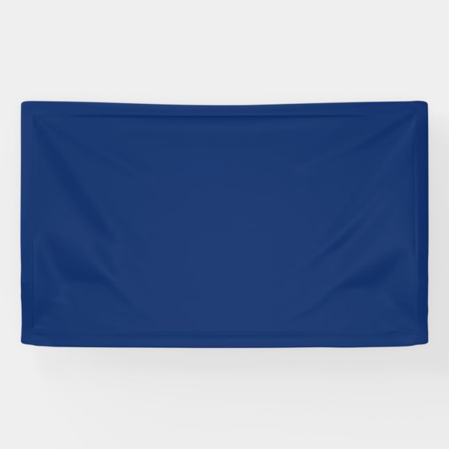 Royal Blue Solid Color Banner (Horizontal)