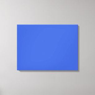 Royal Blue Solid Color Canvas Print