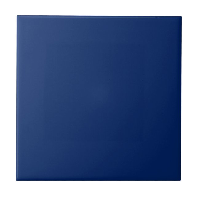 Royal Blue Solid Color Ceramic Tile (Front)