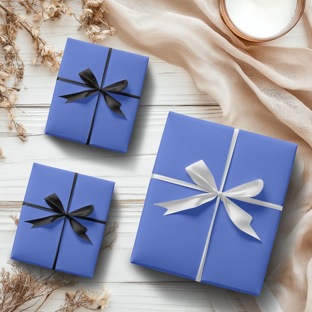 Royal Blue Solid Color | Classic | Elegant Wrapping Paper Sheets (Creator Uploaded)