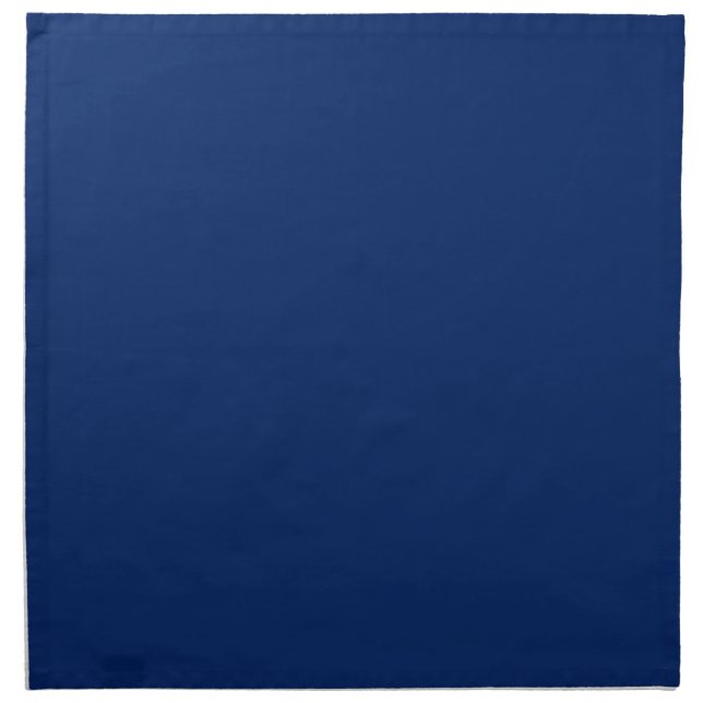 Royal Blue Solid Color Cloth Napkin (Front)
