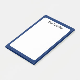 Royal Blue Solid Color custom Post-it Notes