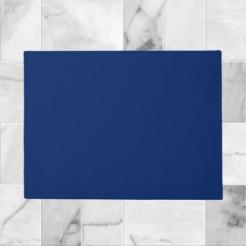 Royal Blue Solid Color Doormat