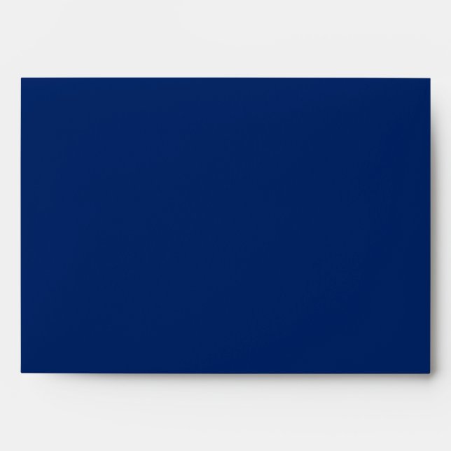Royal Blue Solid Color Envelope (Front)