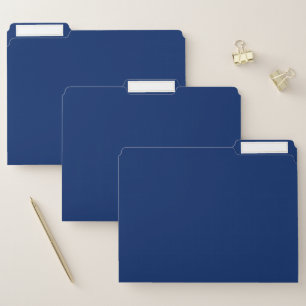 Royal Blue Solid Color File Folder