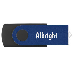 Royal Blue Solid Color Flash Drive