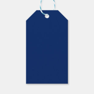 Royal Blue Solid Color Gift Tags