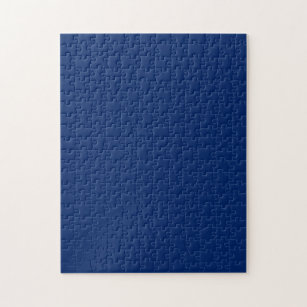 Royal Blue Solid Color Jigsaw Puzzle