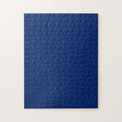 Royal Blue Solid Color Jigsaw Puzzle