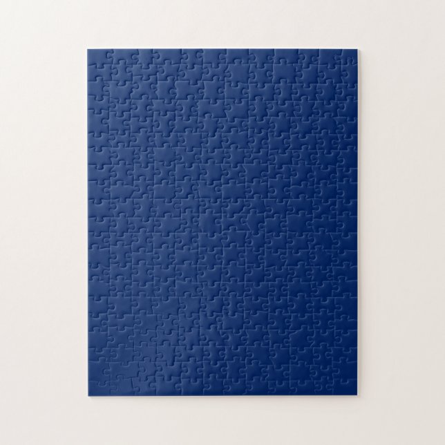 Royal Blue Solid Color Jigsaw Puzzle (Vertical)