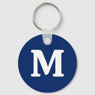 Royal Blue Solid Color Keychain