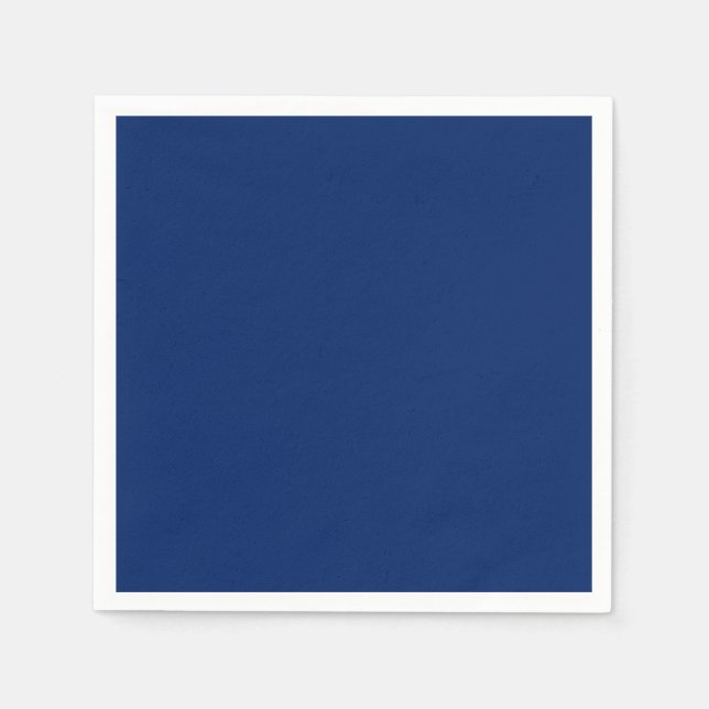 Royal Blue Solid Color Napkins (Front)
