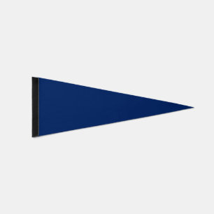 Royal Blue Solid Color Pennant Flag