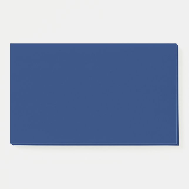 Royal Blue Solid Color Post-it Notes (Front)
