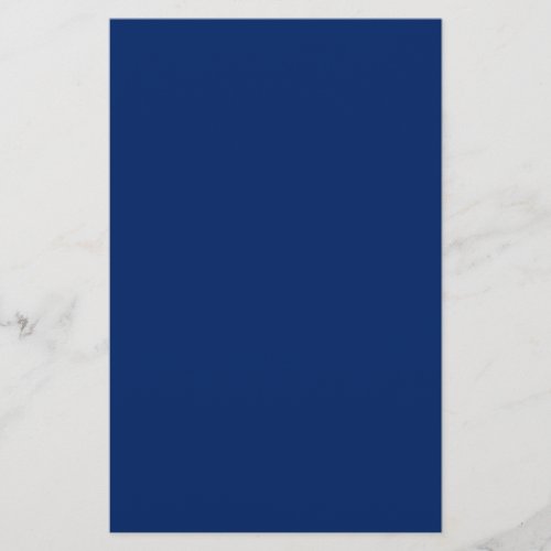 Royal Blue Solid Color Stationery
