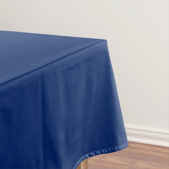 Royal Blue Solid Color Tablecloth (In Situ)
