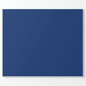 Royal Blue Solid Color Wrapping Paper (Flat)