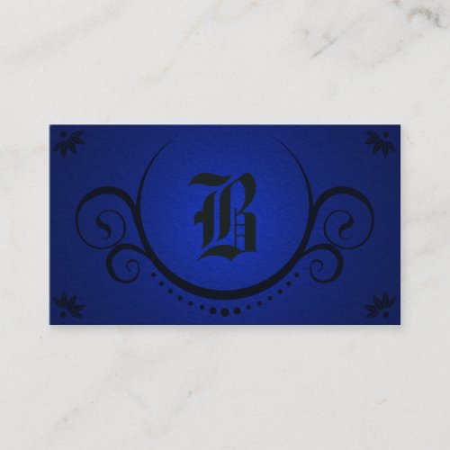 royal blue sophistications business card templates