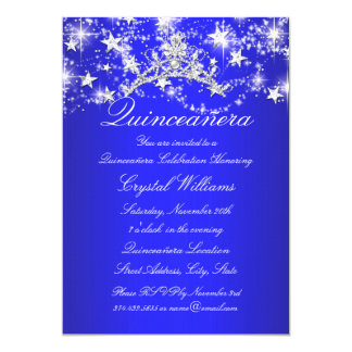 Blue Quinceanera Invitations 9