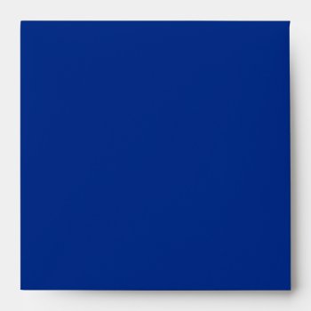Royal Blue Square Envelopes by CustomWeddingSets at Zazzle