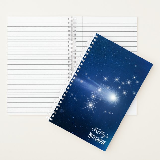 Royal Blue Star Notebook (Inside)