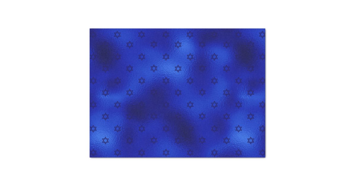  Bolsome 60 Sheets Star of David Tissue Paper Bulk, Hanukkah Wrapping  Tissue Paper Sheets Large Blue Hexagram Gift Wrapping Tissue for Happy  Hanukkah : Health & Household