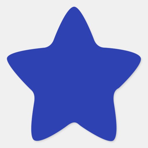 Royal Blue Star Sticker | Zazzle