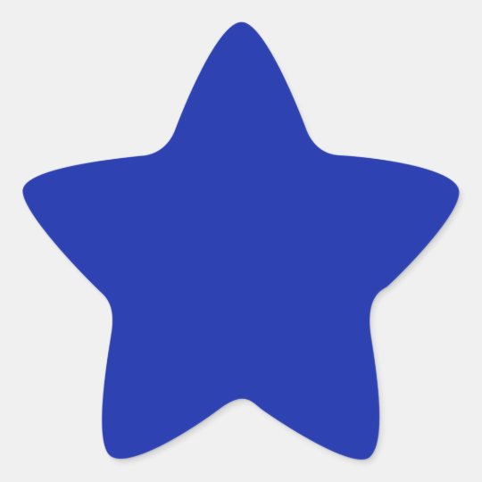 Royal Blue Star Sticker | Zazzle.com