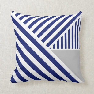 Blue Grey Decorative & Throw Pillows | Zazzle