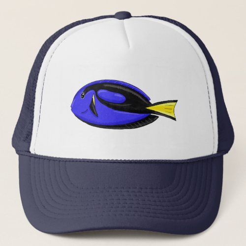 Royal Blue Tang Fish Art Classic Trucker Hat