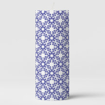 Royal Blue Trellis