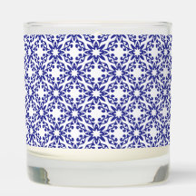 Royal Blue Trellis