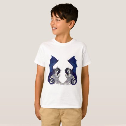 Royal Blue Unicorn Dragon T-Shirt