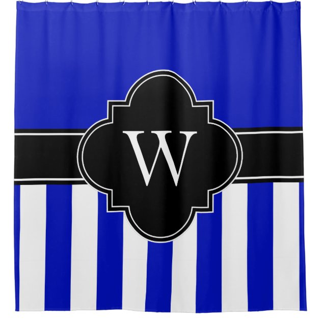 royal blue shower curtain