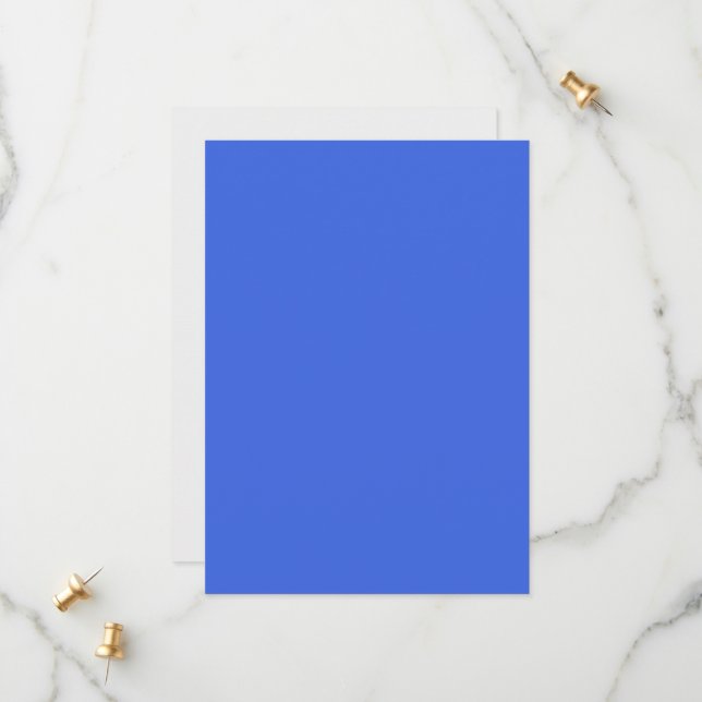 Royal Blue & White Save The Date – Customizable (Front/Back In Situ)