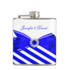 Royal Blue White Stripe Wedding Engagement